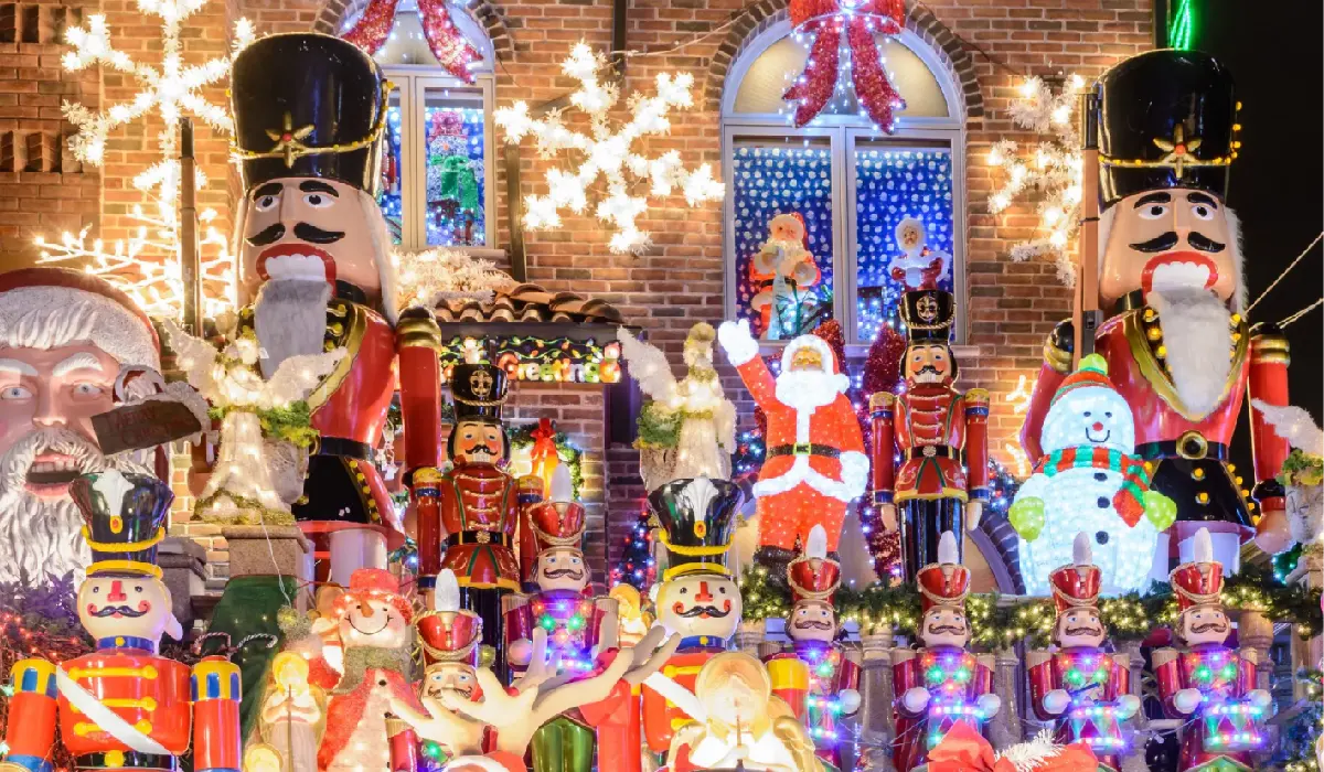 The famous Dyker Heights Christmas Lights Tour