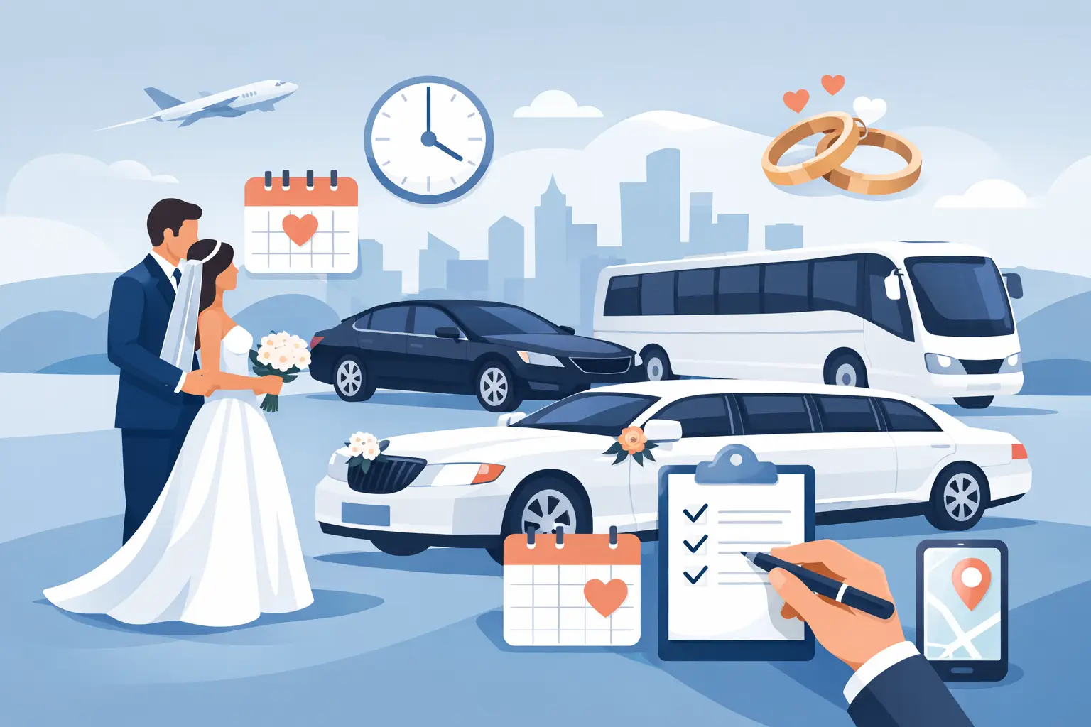 How to Book Wedding Transportation Right