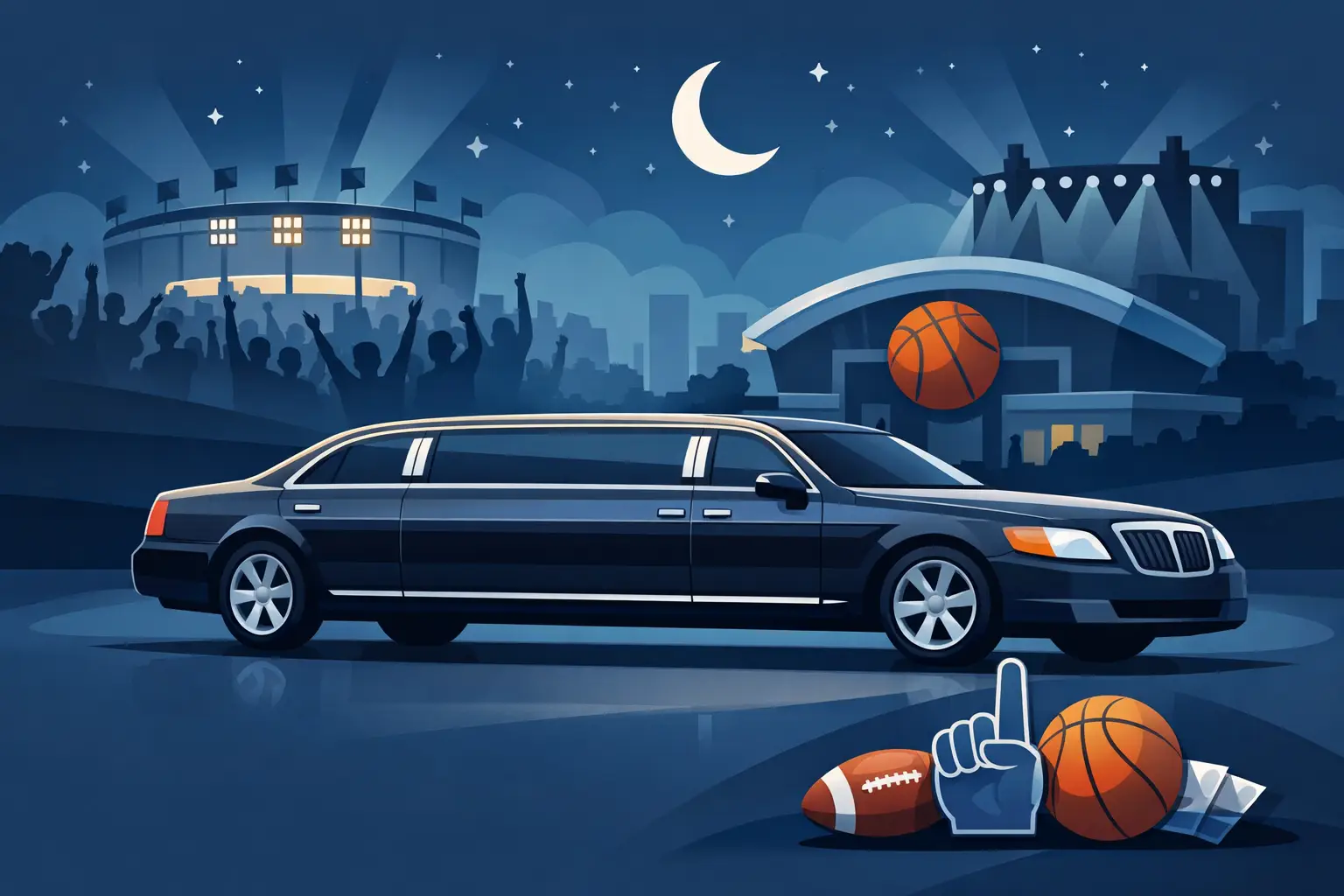 Sporting Event Limo Options That Fit the Night