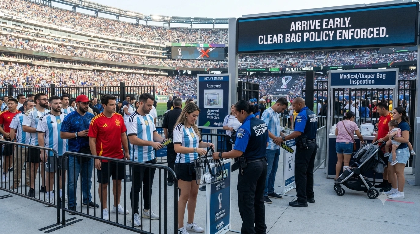MetLife Stadium Bag Policy for the FIFA World Cup 2026 Final: What You Can and Can't Bring